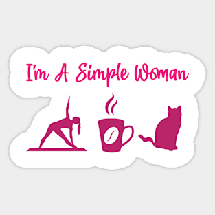 Cats Woman Sticker